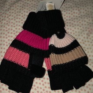 Nordstrom half gloves with flip up finger tips